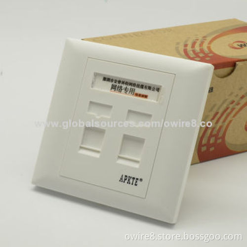 Ethernet LAN Cat5e Cable Face-plateNew